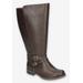 Women's Bay Boot by Easy Street in Brown (Size 8 M)