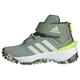 adidas Fortatrail Shoes Kids Schuhe-Niedrig, Silver Green/Linen Green/Lucid Lemon, 33 EU