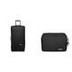 EASTPAK TRANVERZ M Koffer, 67 cm, 78 L, Schwarz (Black) & Mavis Kulturtasche, 26 cm, 6 L, Schwarz