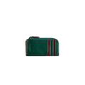 Ted Baker Nanns Contrast Detail RFID Blocking Leather Zip Around Coin Card Holder Wallet Pouch in Green