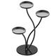 DECORN Plant Stand Metal Indoor Outdoor | 3 Tier Tall Flower Pot Holder Stands | Multiplel Planter Rack Display Shelves for Patio Living Room Balcony Office Tiered Plant Table,Black