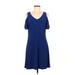 Kate & Mallory designs Casual Dress: Blue Dresses - Women's Size Medium