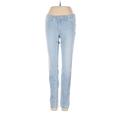 Hollister Jeggings - Low Rise Skinny Leg Boyfriend: Blue Bottoms - Women's Size 23 - Light Wash