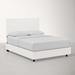 AllModern Ayana Upholstered Low Profile Standard Bed Upholstered in White | California King | Wayfair 358D88450F4F42C8959938B2D25DD663