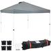 SunnyDaze Decor 12 Ft. W x 12 Ft. D Metal Pop-Up Canopy Metal/Soft-top in White | 108.5 H x 120 W x 120 D in | Wayfair WUY-786-080