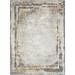 White 84 x 63 x 0.43 in Area Rug - 17 Stories Machine Woven Polypropylene Area Rug in Gray/Ivory | 84 H x 63 W x 0.43 D in | Wayfair