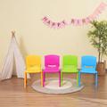 Zoomie Kids Hegewisch Kids Desk/Activity Chair Plastic in Blue/Green/Pink | 21.9 H x 14.6 W x 13.5 D in | Wayfair 1623655C0D0449618C4DF2902E34BDFF