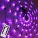 The Holiday Aisle® Halloween Spider Web Lights 4FT Diameter 70 LED w/ Black Spider | 0.2 H x 48 W x 48 D in | Wayfair