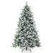 The Holiday Aisle® Jabria Artificial Pine Christmas Tree w/ - Stand Included, Metal in Green/White | 6' | Wayfair 8B407296A49C4DADBE501B8183B5992F