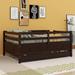 Harriet Bee Arooba Bed Wood in Brown | 35.4 H x 57 W x 79.5 D in | Wayfair 123A76BCC88C44119980FE8D12A93FAC