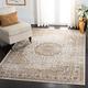 SAFAVIEH Traditionell Teppich für Wohnzimmer, Esszimmer, Schlafzimmer - Atlas Collection, Kurzer Flor, Elfenbein und Beige, 183 X 274 cm