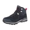 Wanderschuh JACK WOLFSKIN "SUNSET HIKE TEXAPORE MID W", Gr. 43, blau (night blau), Leder, Textil, sportlich, Schuhe, Wasserdicht