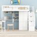 Multifunctional Design Bed Full Size Loft Bed House Bed Kids Bed