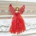 Hazel Tech Christmas Angel Pendant Painted Portable Children s Gift Christmas Table Decoration Home Door Xmas Tree Decoration