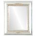 OVALCREST by The OVALCREST Mirror Store Boston Framed Rectangle Mirror in Silver Leaf with Brown Antique - Silver/Brown 21x25