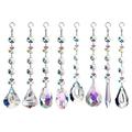 AIXING Crystals Pendant Sun Catcher Colorful Crystals Sun Catcher Colorful Crystals Sun Catcher Sun Garden Crystal Sun Catchers Elegant Decor for Car Home Party pleasant