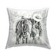 Stupell Industries Cowboy & Horse Portrait Square Decorative Printed Throw Pillow 18 x 18