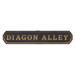 Open Road Brands Harry Potter Diagon Alley Horizontal Wood Wall Decor - Fun Harry Potter Sign for Be