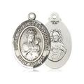 Extel Medium Oval Pewter Our Lady of Czestochowa Medal