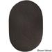 Rhody Rug Venice Indoor/Outdoor Braided Rug Brown Velvet 2 x 3 Oval 2 x 3 Outdoor Indoor Oval