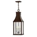 Hinkley Lighting 17462 Beacon Hill 3 Light 9 Wide Outdoor Taper Candle Mini Pendant -