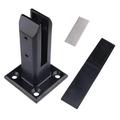 BLUESON Black floor-to-ceiling glass clip stainless steel swimming pool glass clip stair barrier glass fixing accessories