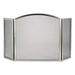 3 Fold Center Arched Screen Satin Nickel