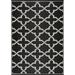 Beverly Rug Reversible Trellis Pattern Indoor/ Outdoor Area Rug Blue/White 5x7 5 x 8