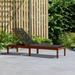 Amazonia VelvetVista Solid Wood 100% FSC and Mesh Patio Lounger Black