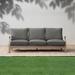 Humble and Haute Humble + Haute Indoor/Outdoor Deep Seating Sofa Cushion Set 23 x 27 x 5 Sofa Cushion Set Corded - Graphite