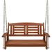 2-person Solid Wood Porch Swing