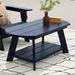 Polytrends Vineyard HIPS Outdoor Eco-Friendly All Weather Adirondack Coffee Table Navy