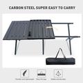4-6 Person Table for Camping Outdoor Picnic Black