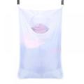 Hanging Laundry Hamper Bag with Free Adjustable Stainless Steel Hooks with 2 Suction Cup Hooks Best Choice for Holding Dirty Clothes and Saving Space