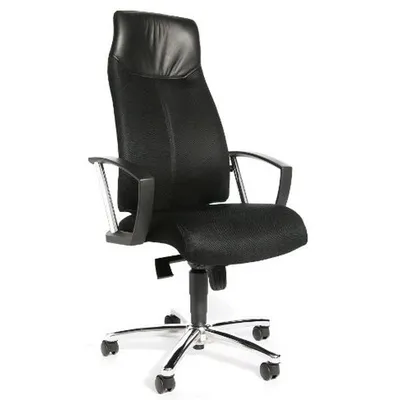 SP Topstar Bürostuhl / Drehstuhl HIGH SIT UP Al. A1 Stoff schwarz Chrom Image