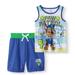 Paw Patrol Toddler Boy Tank & French Terry Shorts 2pc Outfit Set