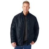 Men's Big & Tall Packable puffer jacket by KingSize in Black (Size 3XL)