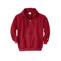 Men's Big & Tall Champion® sherpa 1/4 zip hoodie by Champion in Maroon (Size 5XL)