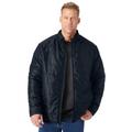 Men's Big & Tall Packable puffer jacket by KingSize in Black (Size 3XL)