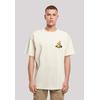 T-Shirt F4NT4STIC "Rubber Duck Wizard OVERSIZE TEE", Herren, Gr. 5XL, beige (sand), Obermaterial: 100% Baumwolle, casual, oversize, Rundhals, Kurzarm ohne Bündchen, Shirts, Print