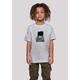 T-Shirt F4NT4STIC "DC Comics Batman Always Be Yourself" Gr. 110/116, grau (heather grey) Mädchen Shirts T-Shirts