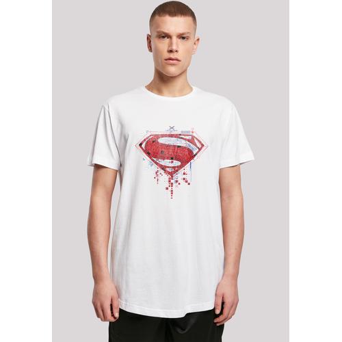 T-Shirt F4NT4STIC ""DC Comis Superhelden Superman Geo Logo"" Gr. XXL, weiß Herren Shirts Print