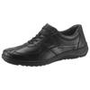 Schnürschuh WALDLÄUFER "Herwig", Herren, Gr. 10 (44,5), schwarz, Nappaleder, sportlich, Schuhe, mit Wechselfußbett, G-Weite, Freizeitschuh, Halbschuh, Schnürschuh