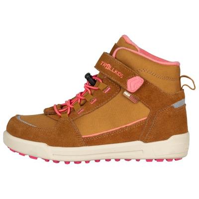 Trollkids - Kid's Gryllefjord Mid Cut - Freizeitschuhe 28 | EU 28 caramel / salmon Image