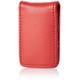 Royce Leather Magnetic Money Clip in Leather with Suede Lining, Red, One Size