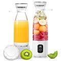 Leegoal Portable Blender,300W Cordless Mini Blender for Shakes and Smoothies/ 3X More Powerful than Most USB Rechargeable Mixer/Blend Ice & Frozen Fruit,Travel Blender Bravo for Kitchen, Gym, Office