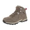 Wanderschuh JACK WOLFSKIN "SUNSET HIKE TEXAPORE MID W", Gr. 43, grau (sand), Leder, Textil, sportlich, Schuhe, Wasserdicht, Topseller