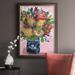 Red Barrel Studio® Bouquet In A Vase II Premium Framed Canvas- Ready To Hang Canvas, Solid Wood in White | 27 H x 18 W in | Wayfair