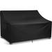 Latitude Run® Outdoor Patio Sofa Cover in Black | 28 H x 82.6 W x 39 D in | Wayfair C8DD4EEBEB9348A9B6FC838A4FDA683F