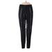 Zara Basic Faux Leather Pants - High Rise: Black Bottoms - Women's Size Small